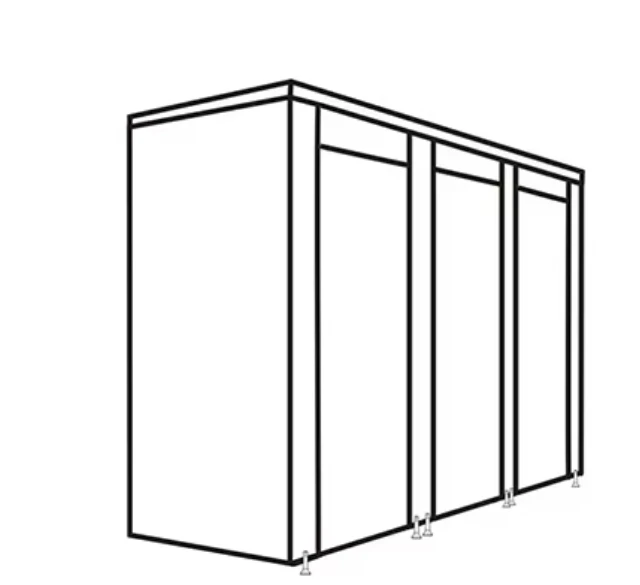 Modern Commercial Waterproof HPL Board Bathroom Toilet Partition details