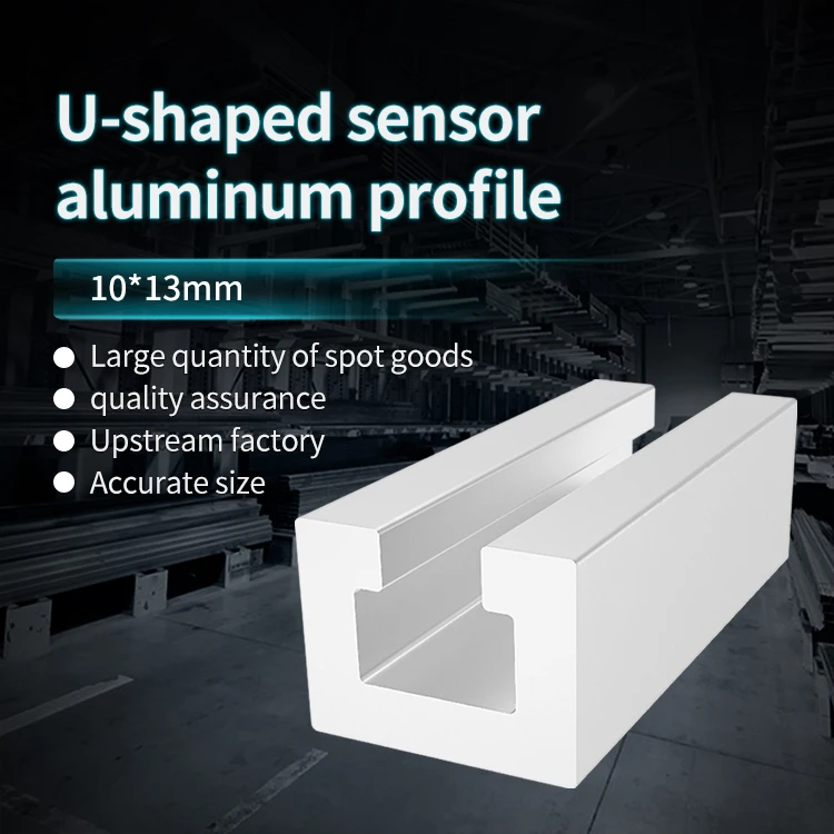 10 * 13mm Photoelectric Switch Installation Slot Sensor Installation Guide Rail Aluminum U/C Type 1013 Aluminum Profile details