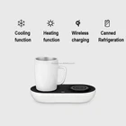 Office Gift 2021 Trending Wireless Charger Cooler Warmer Cup Holder Promotion Office New Product Ideas Innovative Gift