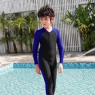 Boys Quick Boys And Girls Kids Quick Dry And Sun-protection Long Sleeve Onesie Diving Suit