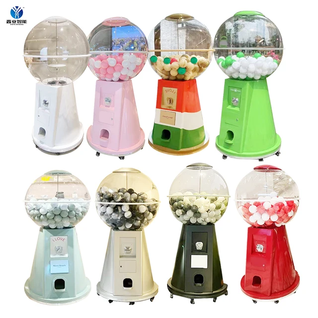 New Wholesale Popular Automatic Function Coin Operated Games Big Ball Vending Machine Capsule Toys Kids' Play Fashion Shops