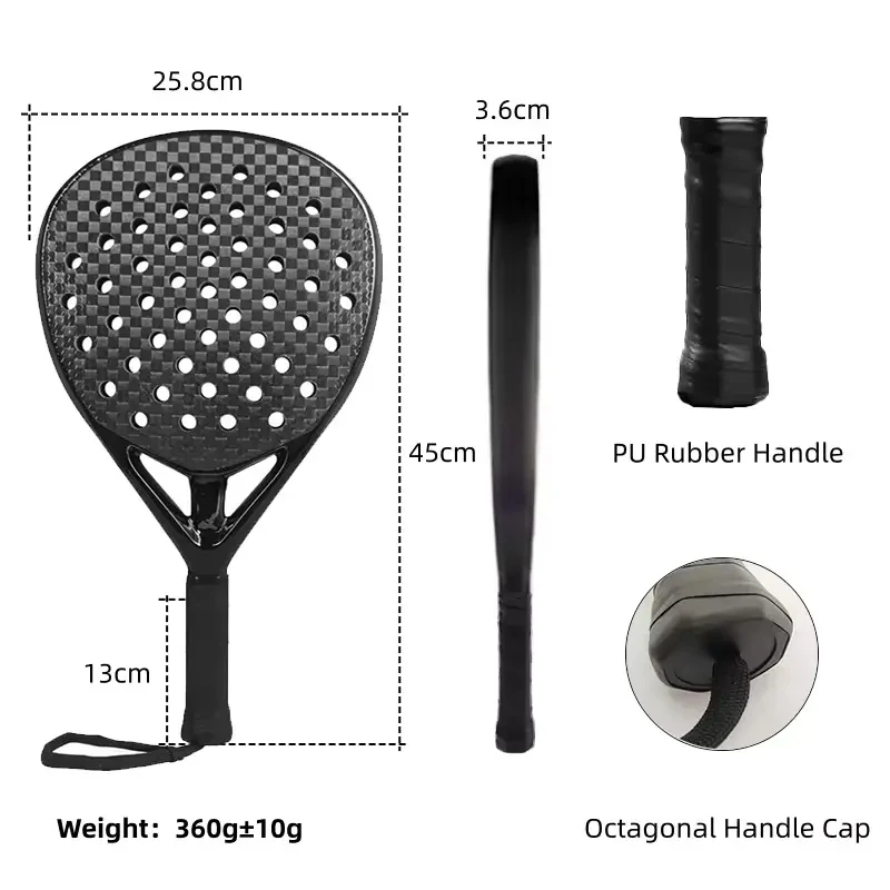 Wholesale Customize Professional Design High Quality Padel Rackets OEM Services Custom Made Paddle Rackets factory