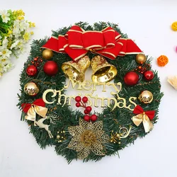 Door Hanging Outdoor Home Decor Christmas Wreath Pendants, Plain Christmas Wreath, Christmas Flower Wreath