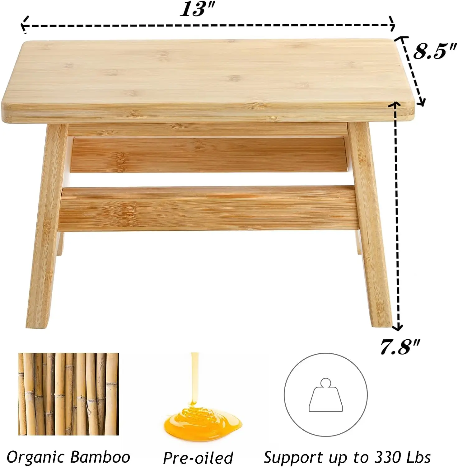 product modern design non slip one step potty training stool portable sturdy bamboo toilet seat for living room-1