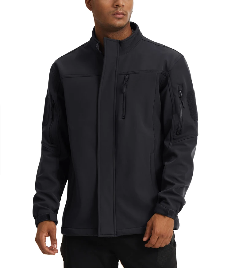 Manufacturers for Customs Clothes Men's Tactical Jackets Softshell, Casual Winter Fleece Jacket Windbreaker Hiking Coats for Men