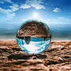 Glass Ball 15'' Sphere 100% Clear No Bubbles Clear Glass Crystal Ball