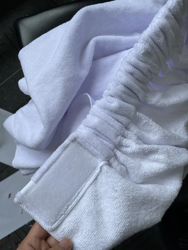 short beauty bath towel skirt bath wrap spa cotton body towel with adjustable closure