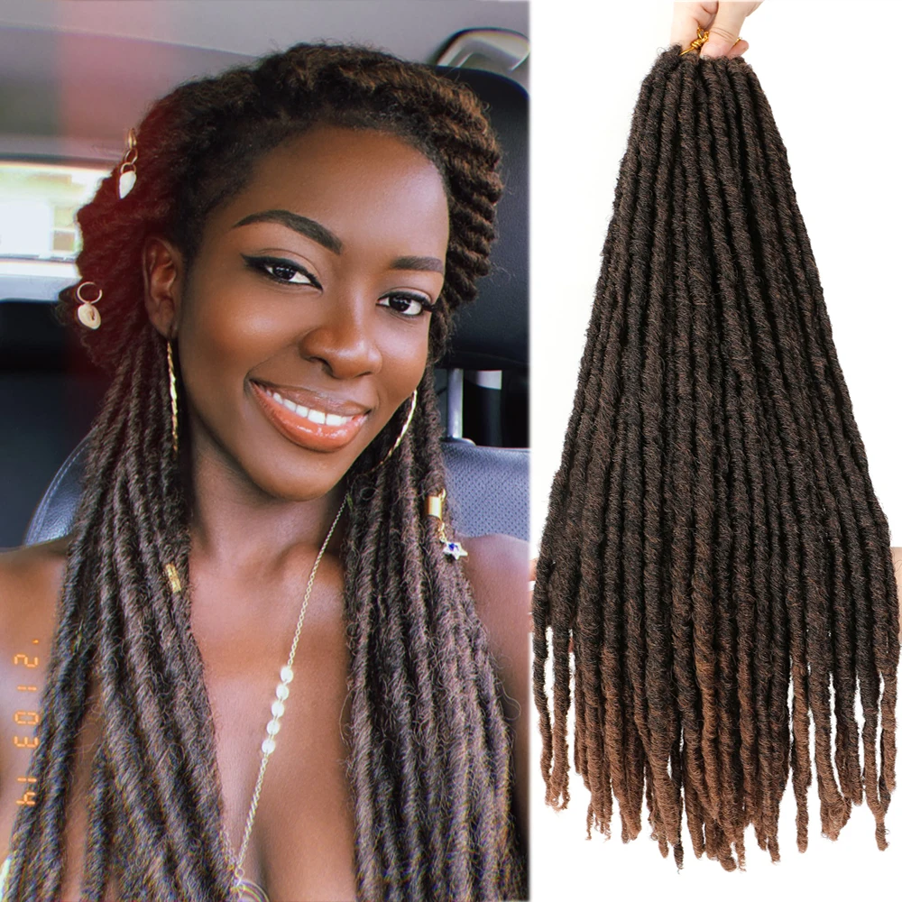 Synthetic Faux Locs Crochet Braids Hair Dreadlocks Knotless Hook Dreads