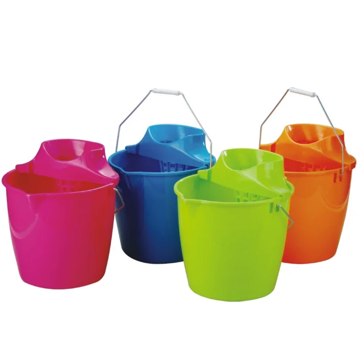 Home popular plastic mops cleaning floor bucket with wringer