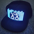 Promotional New Arrival Led Sound Active Lighting Promotional Caps Can Be Various Logos