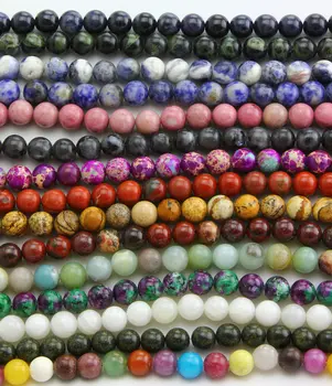 wholesale luxury natural round gemstone gray moonstone fengshui stone Healing crystal loose beads for bracelet making