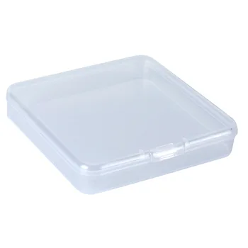 SJPC840 Square Polypropylene (PP) Plastic Box 75x75x15mm Recyclable Small Parts Storage Grocery/Supermarket Use Stamping Feature