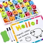 Train Magnetic Alphabet Train Board Foam Arabic Magnetic Letter Numbers Kids Kit