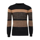100% Casual 100% Cotton Acrylic Knitted Crew Neck Long Sleeve Pullover Sweaters For Mens
