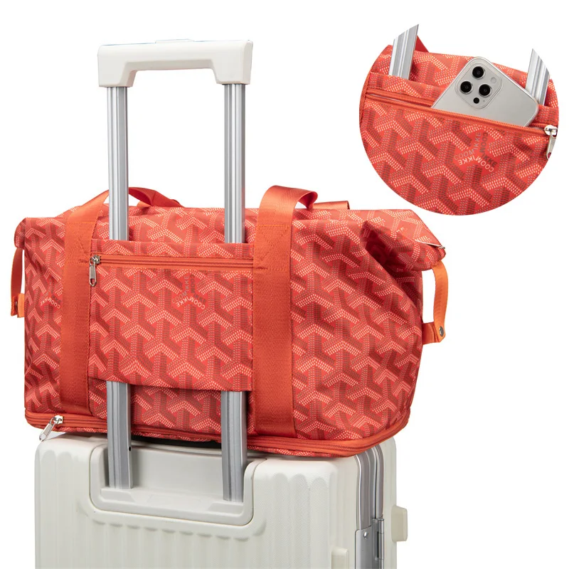 Wholesale large capacity shopping shoulder bag waterproof sports fitness yoga bag durable light travel duffel bags