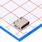 Usb USB Type C 16P SMT Female Connector Terminal Feet DIP PCB Board Cable Female Micro USB Connector