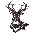 Art Rustic Cabin Decor Finish Deer Metal Wall Art Sculpture