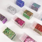 Glitter Glitter Shakers Supply Different Sizes 1.5oz 4.5oz Empty Square Shakers Square Glitter Shakers