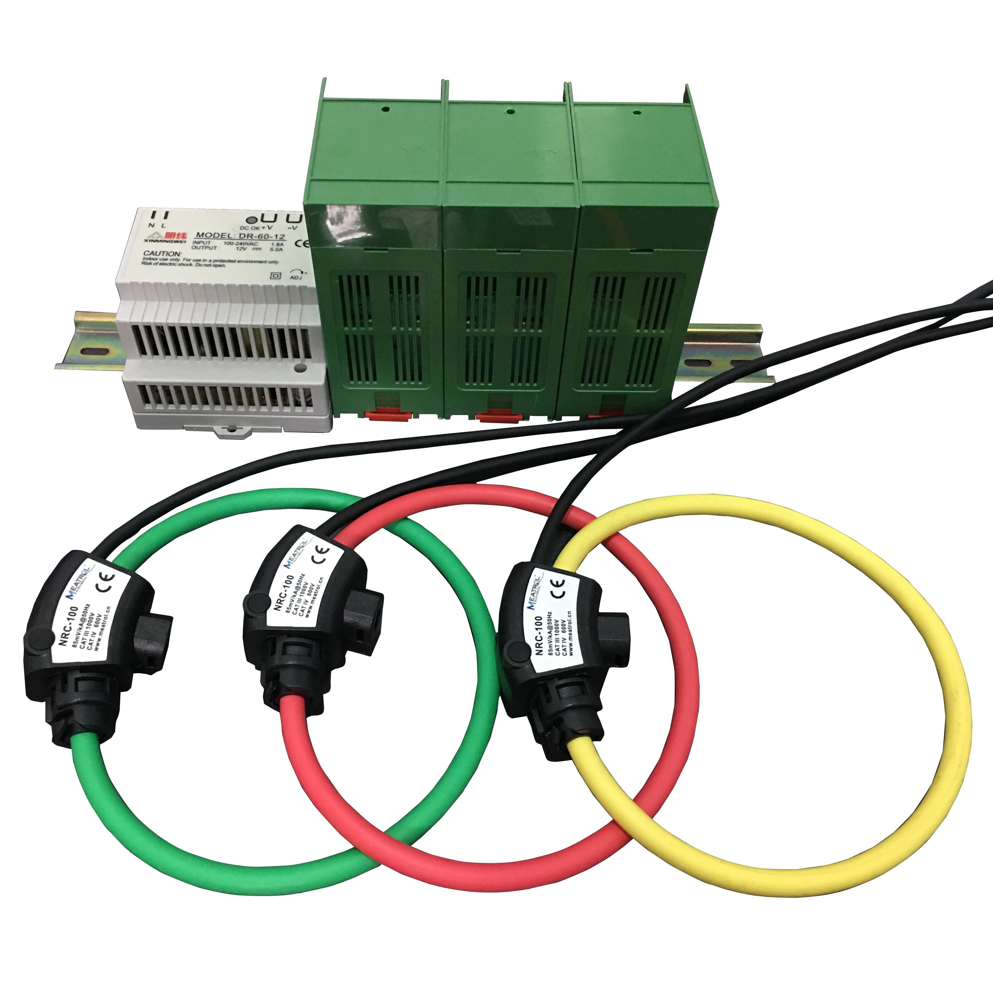 5a Current Transducer Rogowski Coil Integrator Three Phase Din Rail