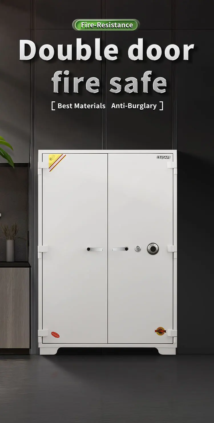 CEQSAFE High Security Metal Digital Mechanical Combination Lock Fireproof Safe Box Electronic Double Lock Doors Vault Safe supplier