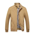 Jacket Men's Coats Stylish Spring Autumn Polyester Windbreaker Softshell Full Zip Jacket Coat For Man