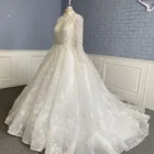 Bridal Bridal Dresses Wedding Long Sleeve Ball Gown Luxury Muslim Wedding Dresses Bridal Gown