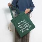 Bag Plain Drawstring Casual Canvas Tote Bag Custom Print