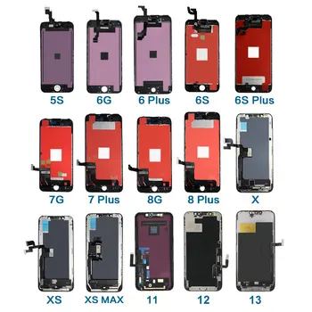 Factory Wholesale Mobile phone LCDs screen display for iPhone 5/5s/5c/6/6 plus/6s/6s plus/7/7 plus/8/8p/X/Xr/Xs max/11/12 promax