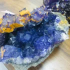 Natural Rough Rough Stone Natural Raw Purple Fluorite Cluster Specimen Rough Stone Healing Crystal