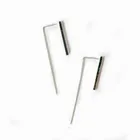Silver Earrings 925 Sterling Silver Stud Earrings Trendy Simple Geometric Jewelry