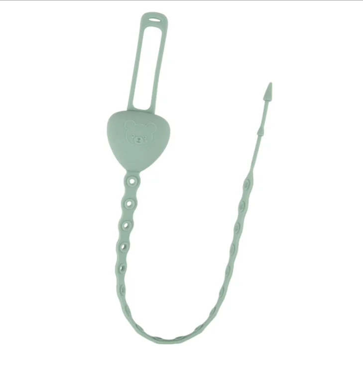 USSE New Design Portable Soft Baby Nipple Chain Anti Drop Pacifier Holder