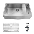 Kitchen Sink Aquacubic CUPC UPC Stainless Steel Handmade Apron Front Farmhouse Workstation Kitchen Sink