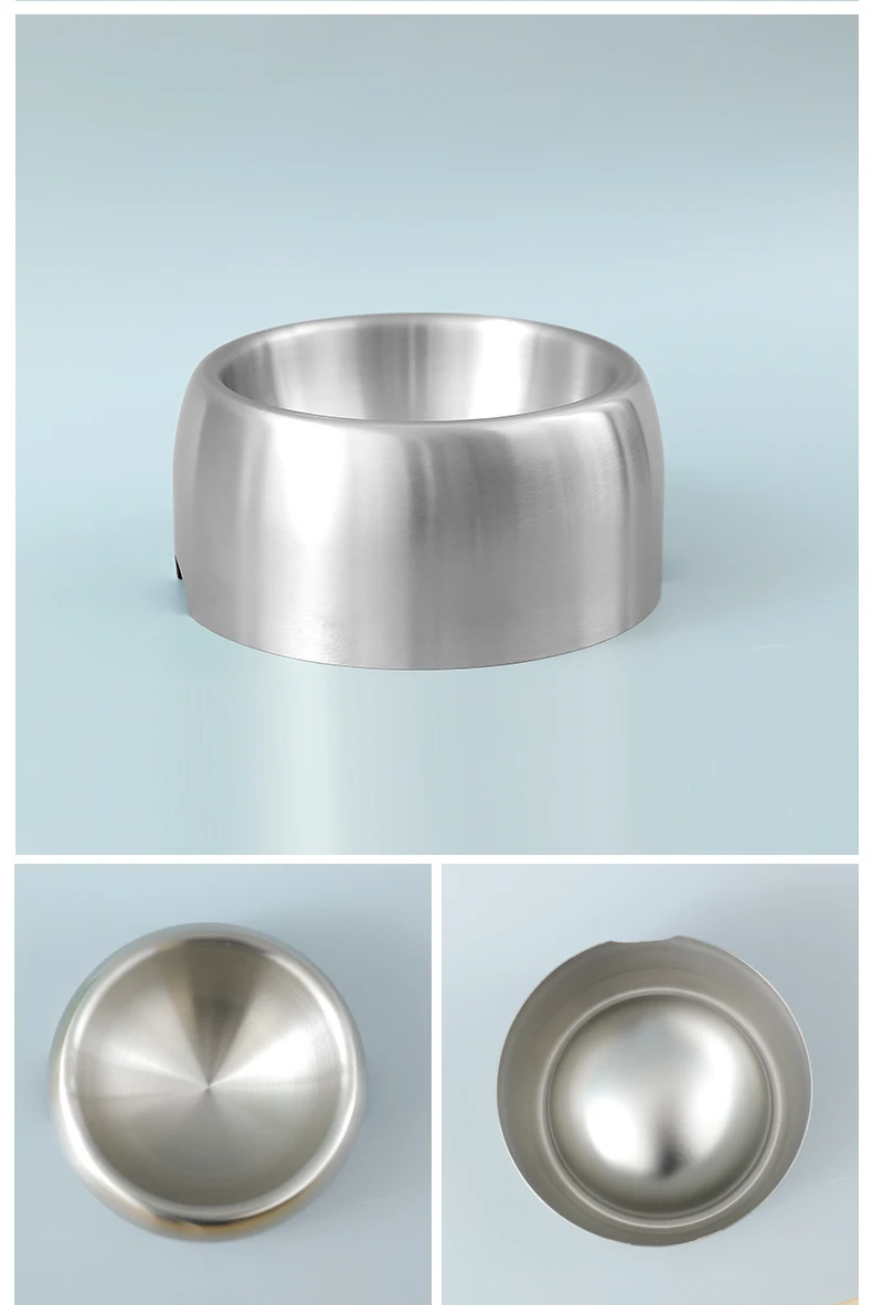 New 304 Stainless Steel Pet Bowl 18 5CM Large Size Pet Food and Water Feeding Bowl Easy to Clean Pet Supplies details
