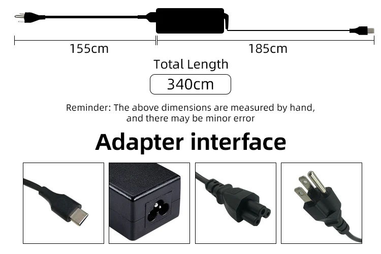 Best-seller OEM/ODM 45W 20V 2.25A TYPE-C Power Adapter for Lenovo Laptop ac charger