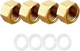 高圧用用用TOBO銅3/8"NPTヘックス丸型ヘッドパイプキャップ 6
