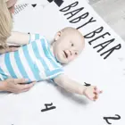 Baby Hot Sale Newborn Cotton Month To Month Photography Baby Milestone Blanket