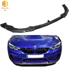 F82 F80 F82 CS Carbon Fiber Front Lip Car Bumper Front Lip For BMW M4 F82 M3 F80