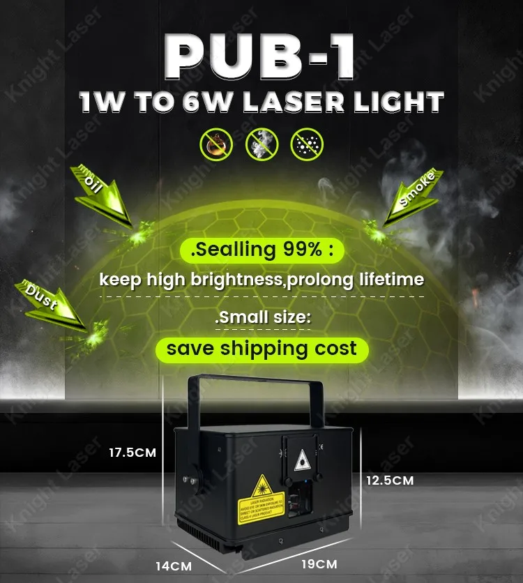 6W 5W 4W 3W 2W 1W Ilda Dj Dmx Mini Lazer Light Cheap Price Animation Rgb Party Night Club Show Lighting Laser Bar Stage for Sale