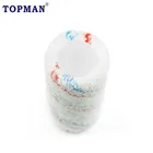 4 Inch-6 Inch High Quality Product Made Of Best Microfibre White With Red Blue Stripe
