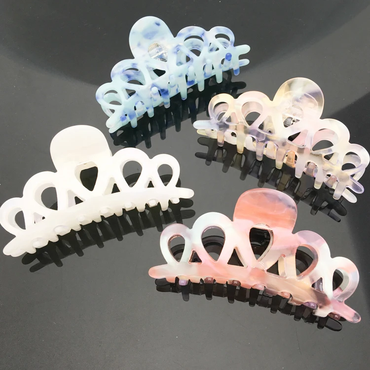 CANYUAN New Korean Fashion Colorful Hair Claw Clips For Women High Quality Hair Accessories For Thick Hair Wholesale
