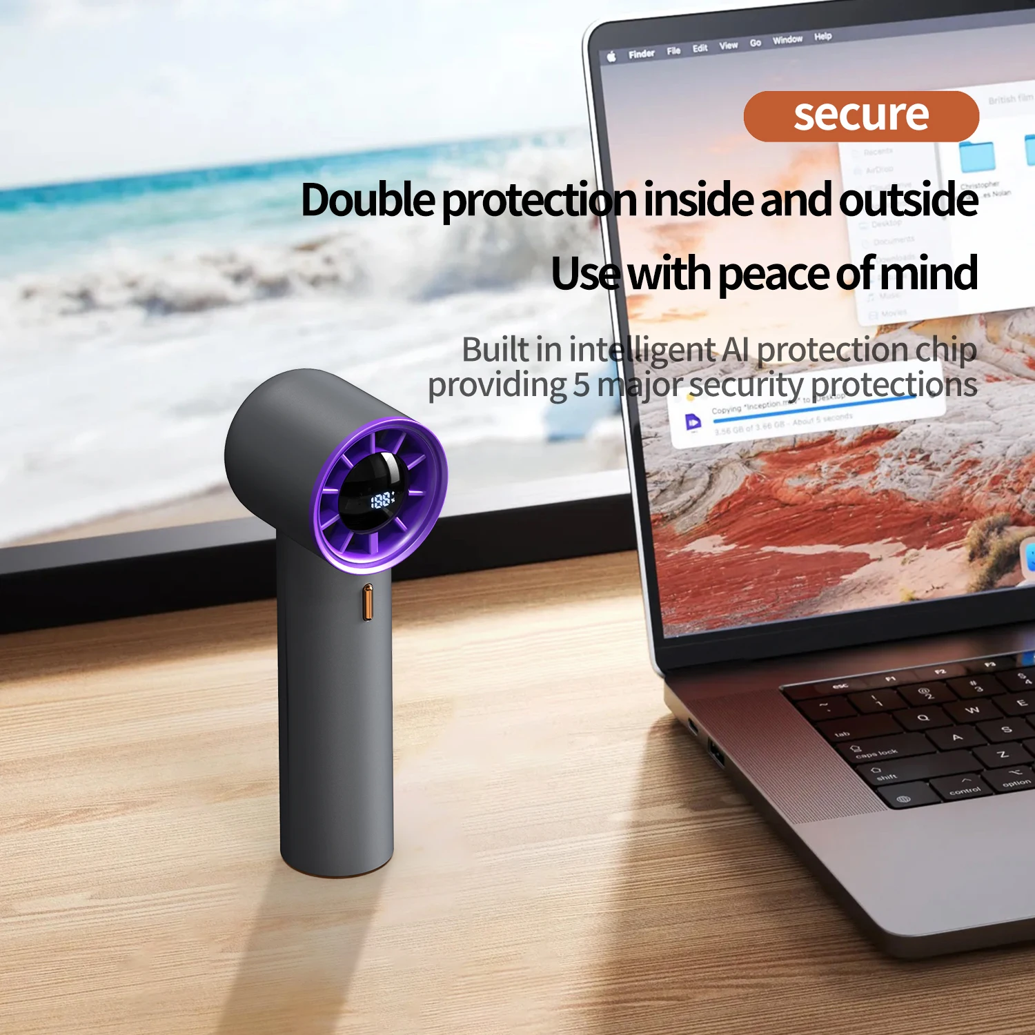 Mini Small Little Fan, Hxtc88, 8000mAh - detail 30