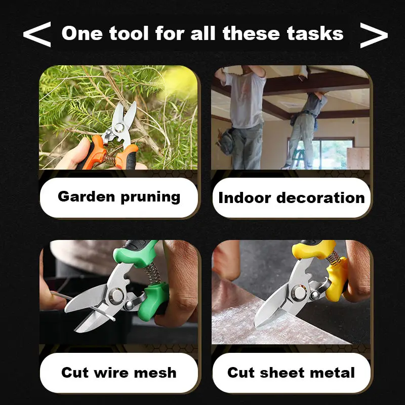 Stainless steel electrician scissors