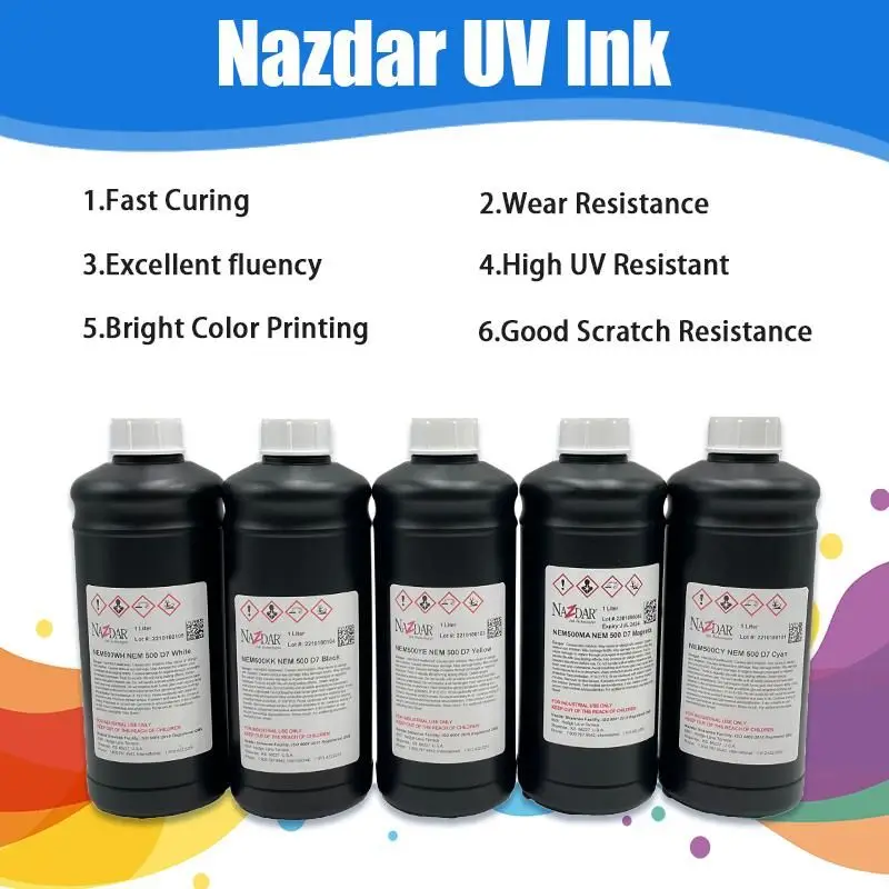 Original UV Curing for Ink 1000ml for 3D UV/Flatbed Printer Gen4/Gen5 ...