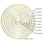 Wedding Gold Ring DIY Dream Catcher Material Handmade Clothing Accessories Wedding Accessories Plating Gold Metal Ring
