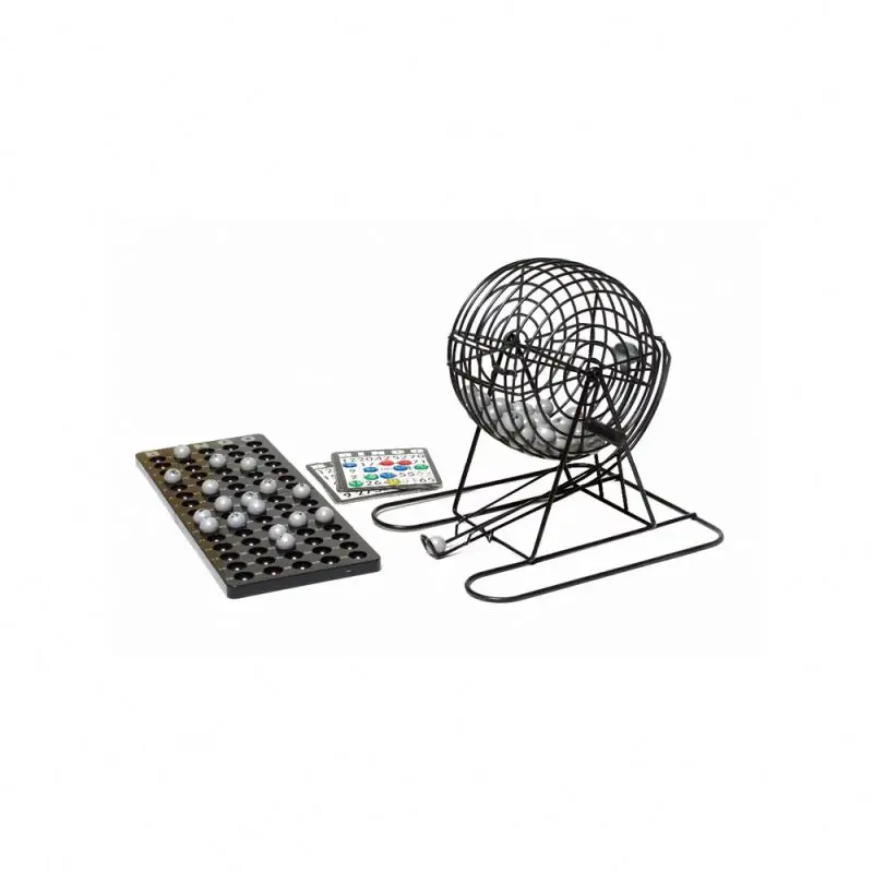 Deluxe Wire Cage Bingo Set Bingo Suppliesbingo Game