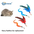 Toy Factory Price Cute Wood Cat Teaser Stick Toy Pet Interactive Set Cat Toy For Cat