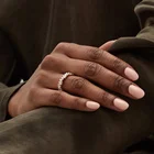 Eternity Ring Rings Gemnel New Arrivals Women Gift Jewellery Heart Diamond 18k Gold Eternity Ring