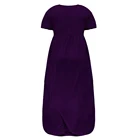 Clothing Round Neck Dress Foreign Trade Long Skirt Plus Size Womens Clothing Casual Dress