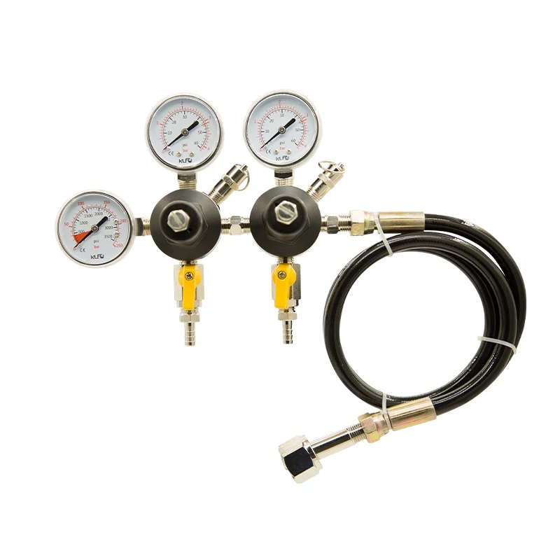 product independent pressure co2 regulator dual body primary beer co2 regulator max inlet air pressure 3000psi-2