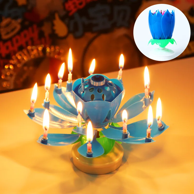 Happy Birthday Musical Candle Party Diy Cake Decoration Candles For